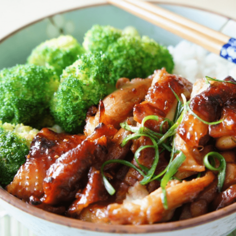 Teriyaki chicken, rice and vegetables from Sam's Recipe Book