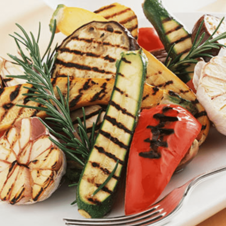 Sliced Eggplant served with tomatoes from Sam's Recipe Book