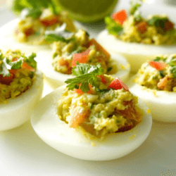 Guacamole Deviled Eggs